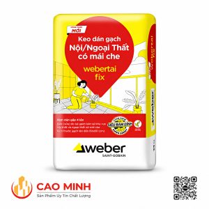 Keo dán gạch Webertai fix (sản phẩm mới)